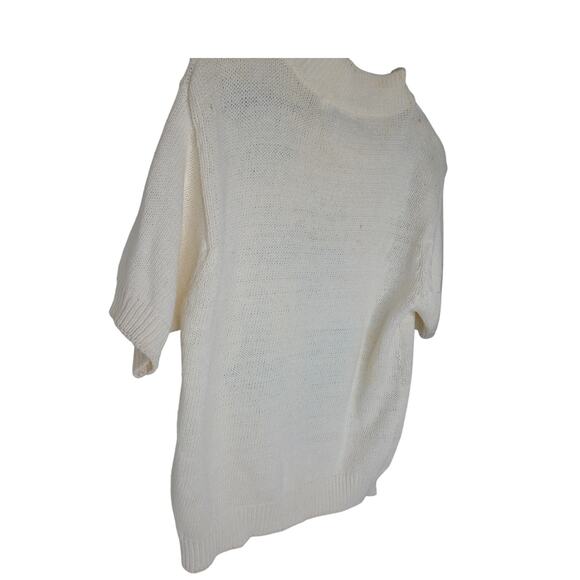 Vintage Laura Winston Floral Sequin Sweater Size Large - Picture 7 of 9